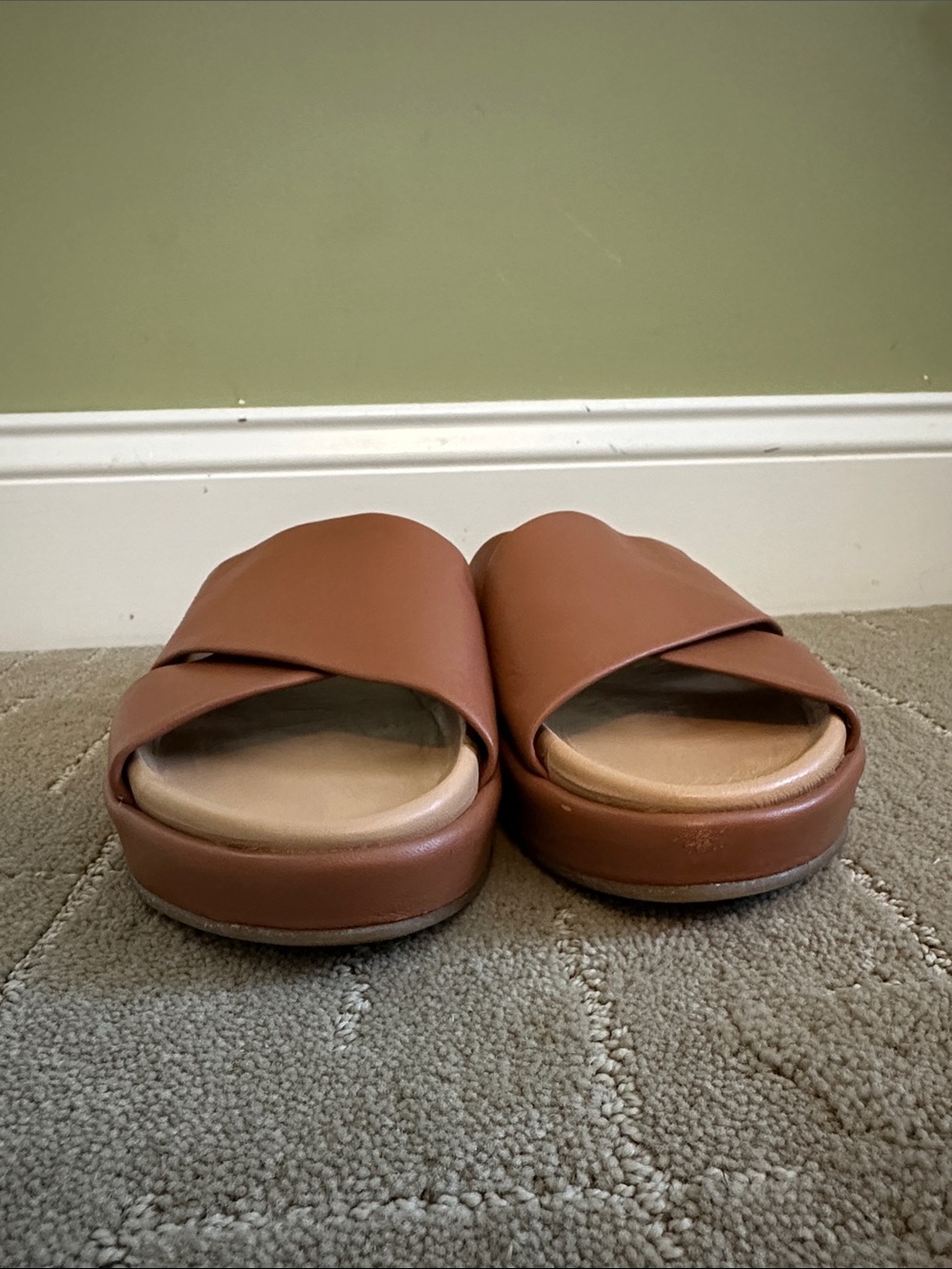 Beek Robin Slide Sandal Tan Size 9 - Picture 7 of 8
